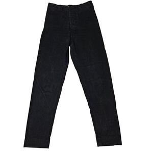 Jesse Kamm Ranger Pants Charcoal Cotton Canvas Women's‎ Size 4 High-Waisted